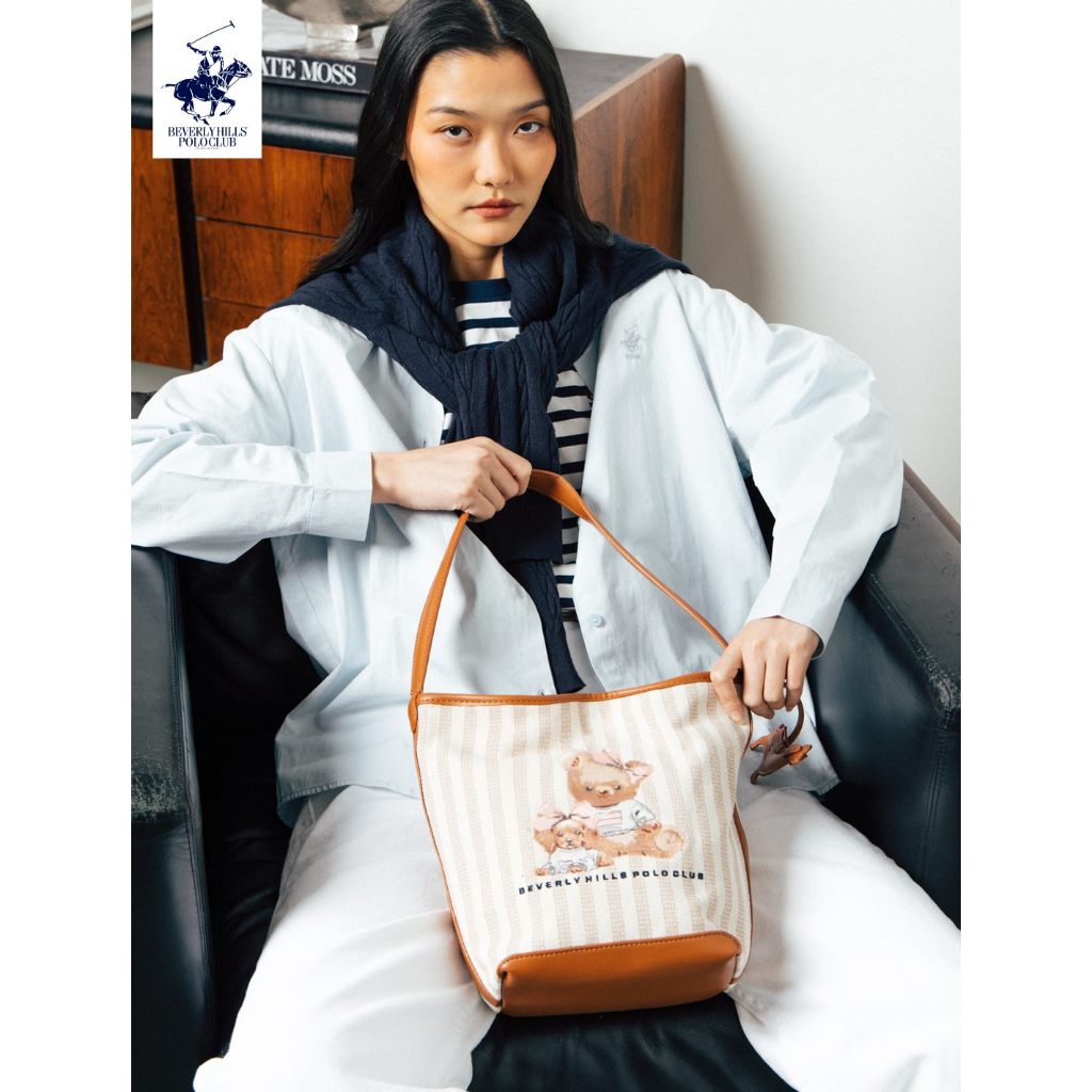 BEVERLY HILLS POLO CLUB  NEW Arrivals!! BUCKET BAG  ทรงถัง รุ่น BAGB039