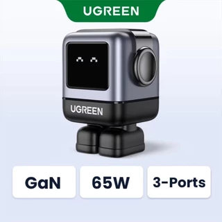 ของแท้💯 UGREEN Uno GaN 3พอร์ต 65W Fast ชาร์จไว สำหรับ MacBook iPhone 17 16 15 14 13 12 Pro Max Samsung S25 S24 S23 Ultra