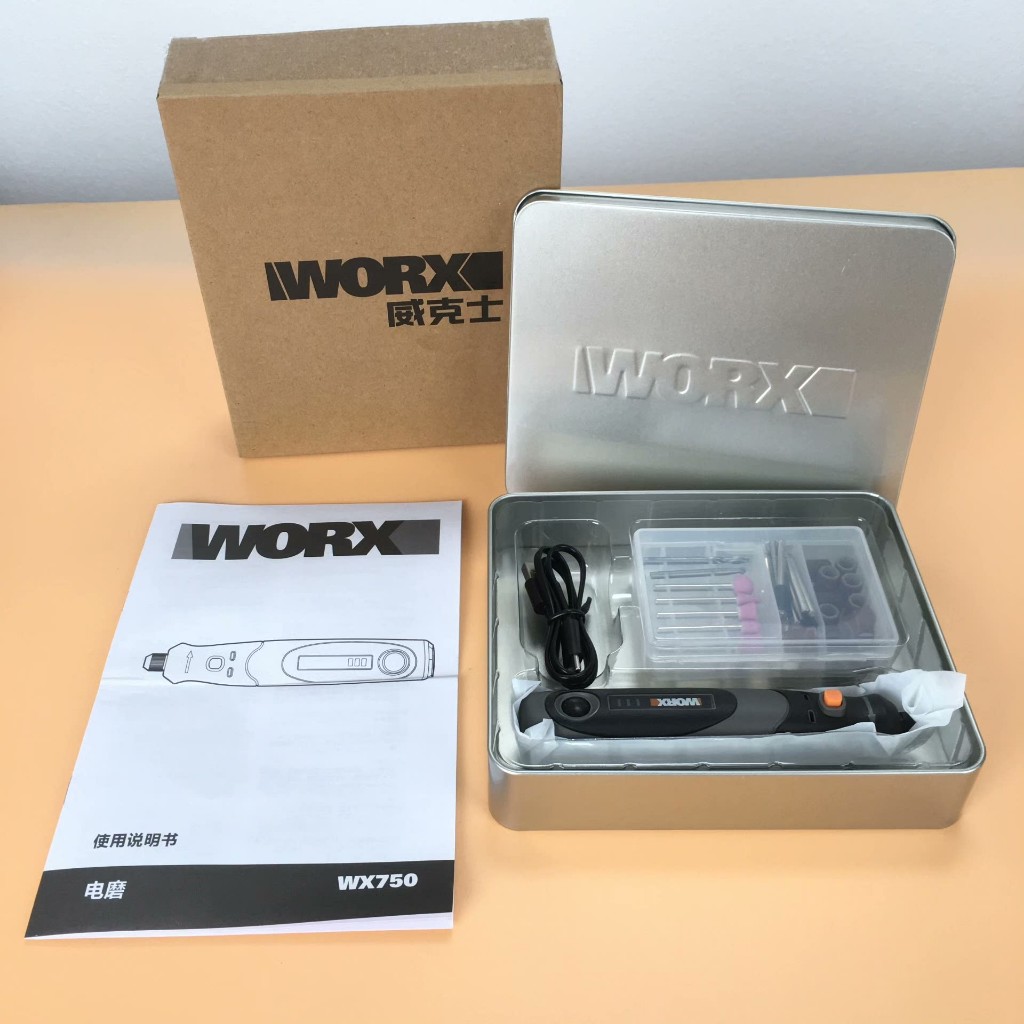 Worx WX750 เครื่องเจียรไฟฟ้าขนาดเล็ก 4V | เหมาะสำหรับแกะสลักและ DIY