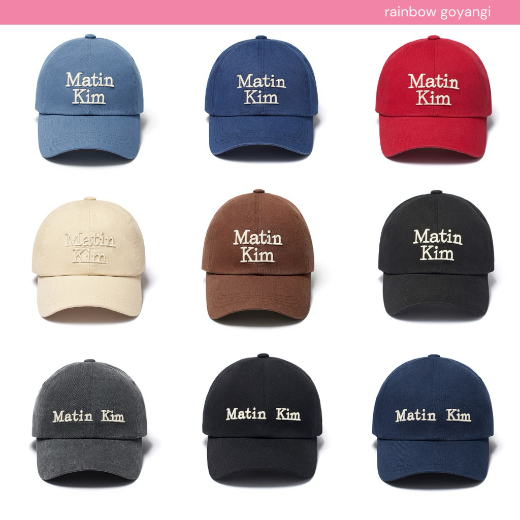 MATIN KIM Logo Ball Cap 🫧🍎
