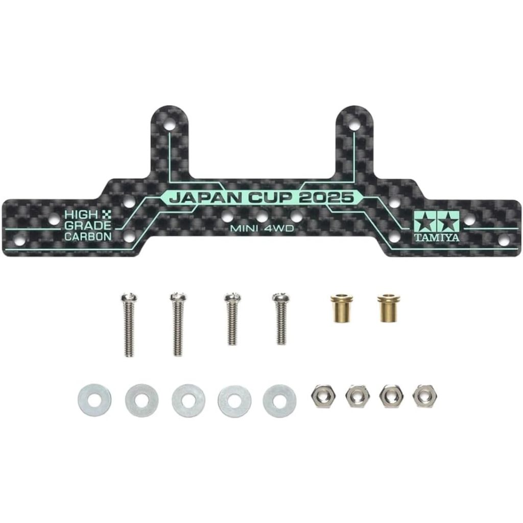 กันชนคาบอน Tamiya 95179 - HG CARBON REAR ROLLER STAY (1.5MM) J-CUP 2025 ของแท้