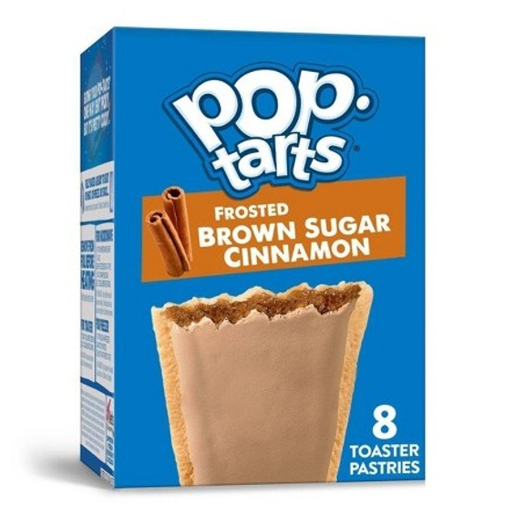 Kelloggs Pop-Tarts Frosted Brown Sugar Cinnamon 400g. เคลล็อกส์ ทาร์ทส โฟรสเท็ด รสบราวน์ ชูการ์