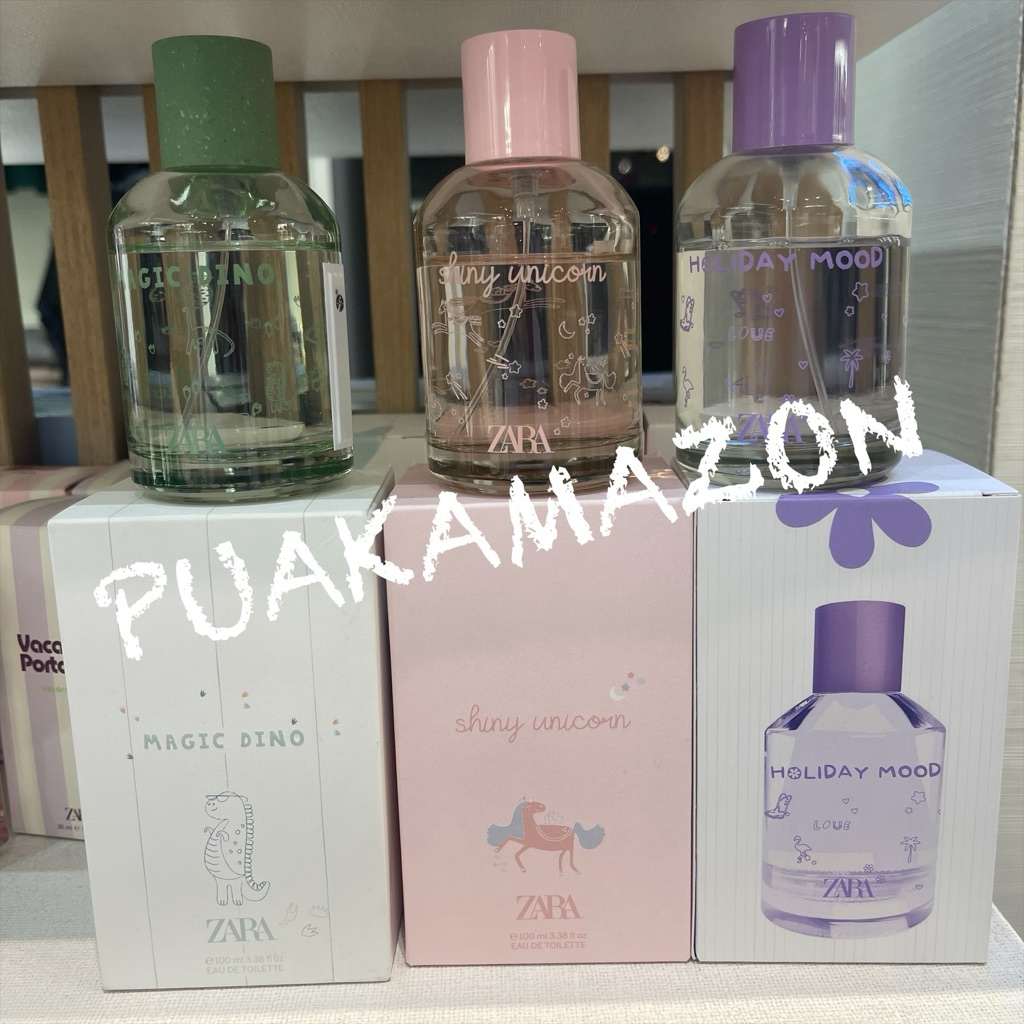 น้ำหอม ซาร่า zara เด็ก Holiday mood 100 ml. edc shiny unicorn magic dino