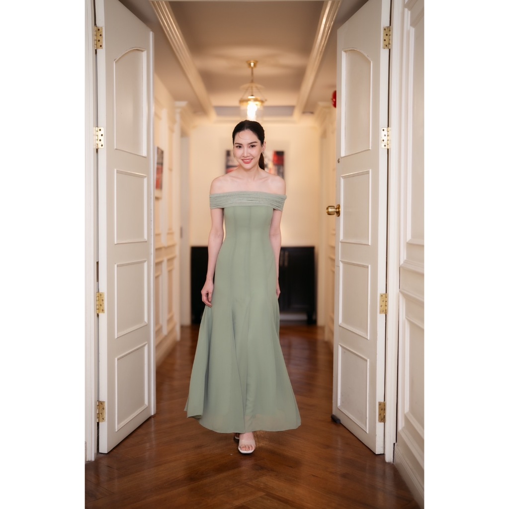 Firrr-Ploy dress-ชุดใส่เที่ยว ชุดออกงาน เดรสออกงาน ชุดเพื่อนเจ้าสาว