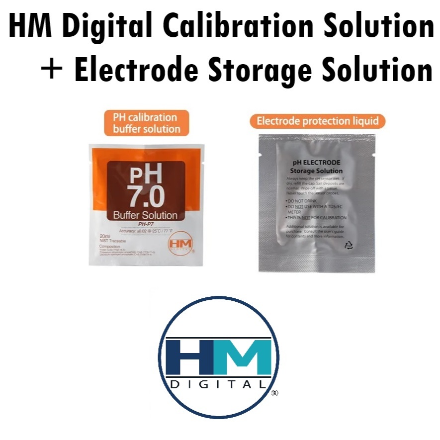 น้ำยา คาริเบท HM Digital PH 7.0 Buffer Solution + PH Electrode Storage Solution