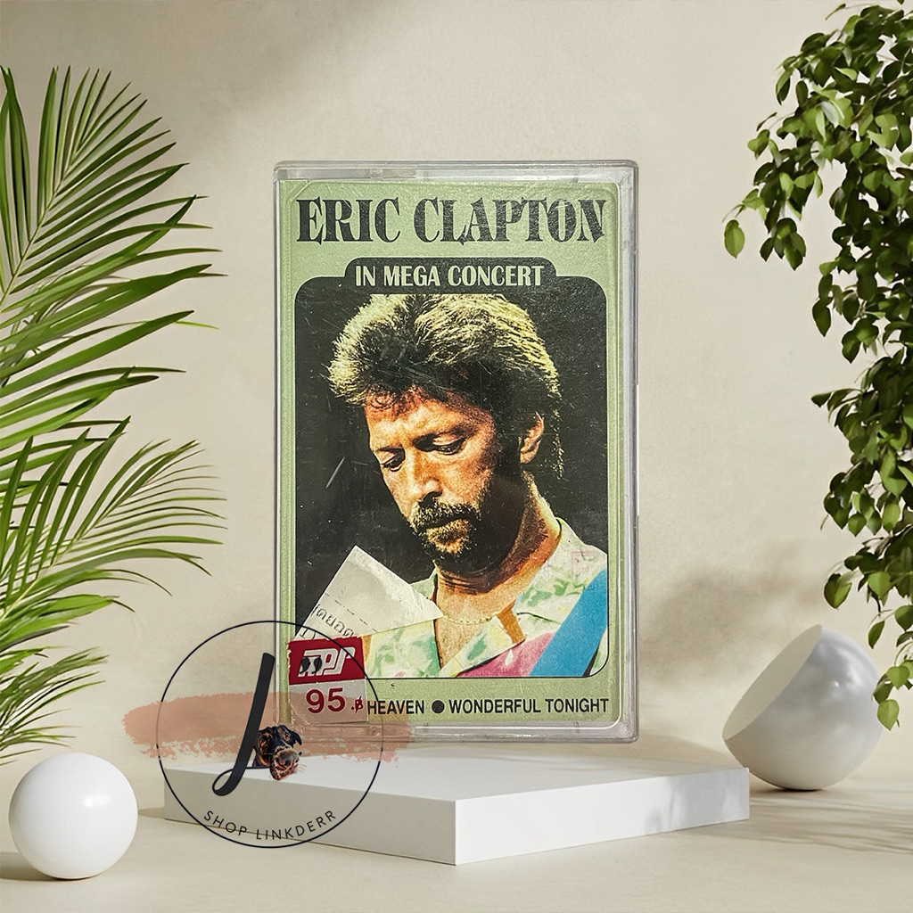 Eric Clapton อัลบั้ม In Mega Concer เทปเพลง เทปคาสเซ็ต เทปคาสเซ็ท cassette tape เทปเพลงสากล