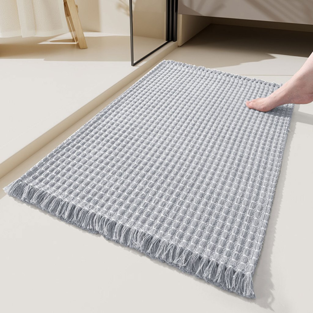 ถูกที่สุด Carpet Cotton With Tassel Hand Knotted Woven รูปที่ 3
