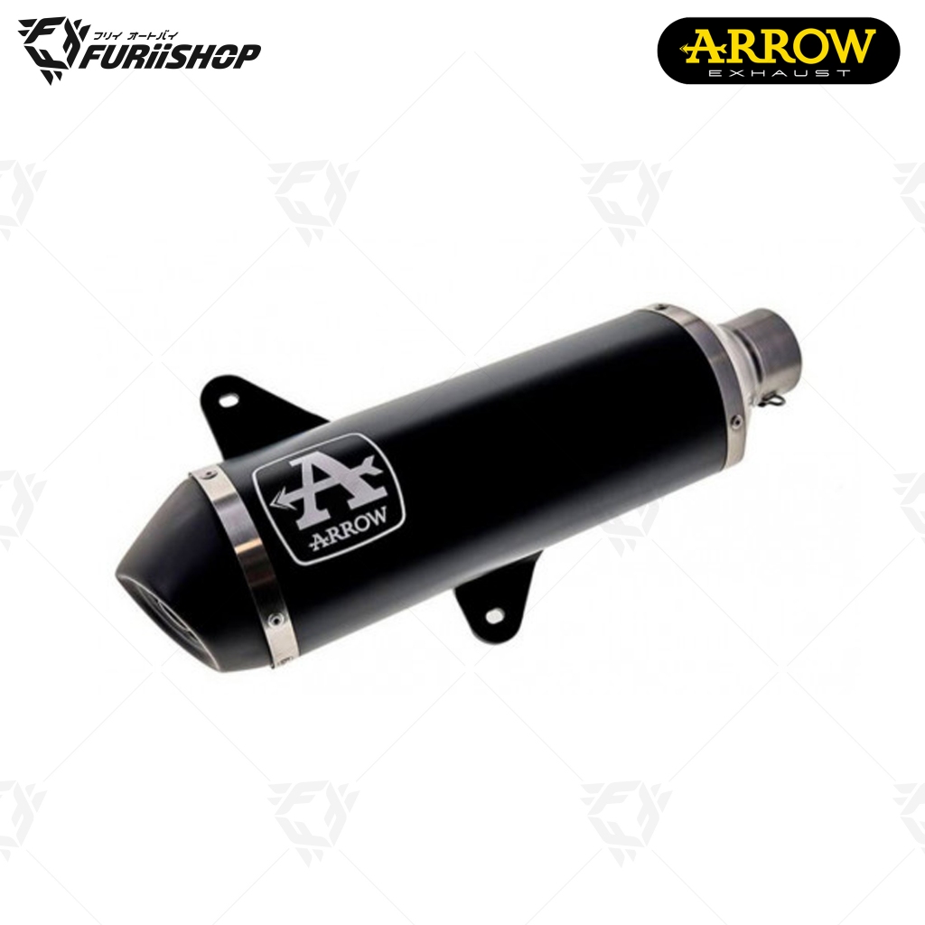 ท่อสูตร/ท่อแต่ง/ท่อไอเสีย Arrow Black euro5 New Logo : for GTS/GTV300 2023