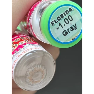 (COD) คอนแทคเลนส์ Contactlens สายฝ Florida สายตา+ปกติ Prettydoll 0 ถึง - 6.00 เลนส์นิ่มสบายฟรีตลับ