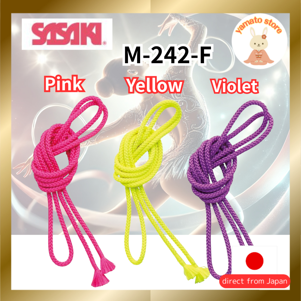 SASAKI Rhythmic Gymnastics Rope International Gymnastics Federation Certified Product 3m M-242-F