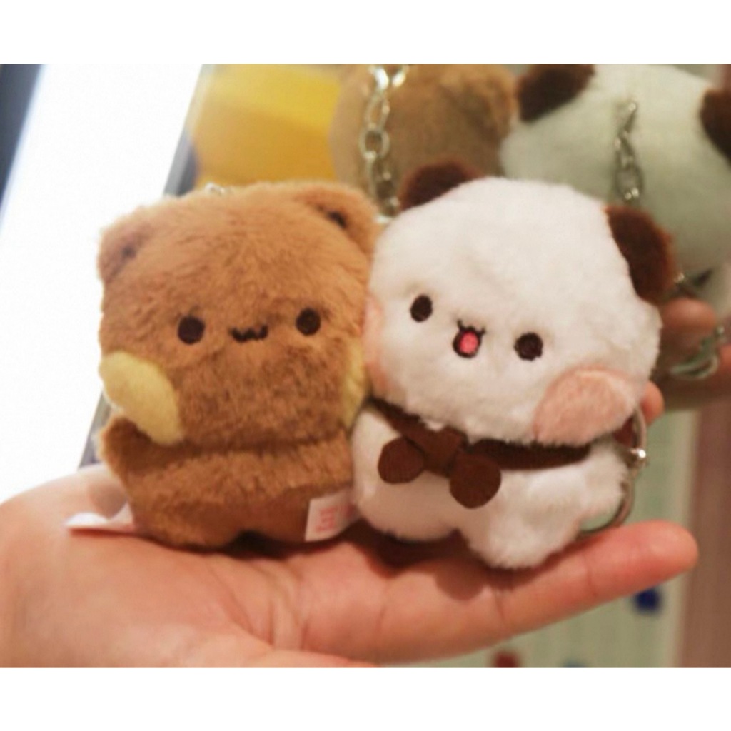 (พร้อมส่งจากไทย🇹🇭) พวงกุญแจ Bubu & Dudu แบบแม่เหล็กติดแก้ม ของแท้ รูปแบบที่ 2