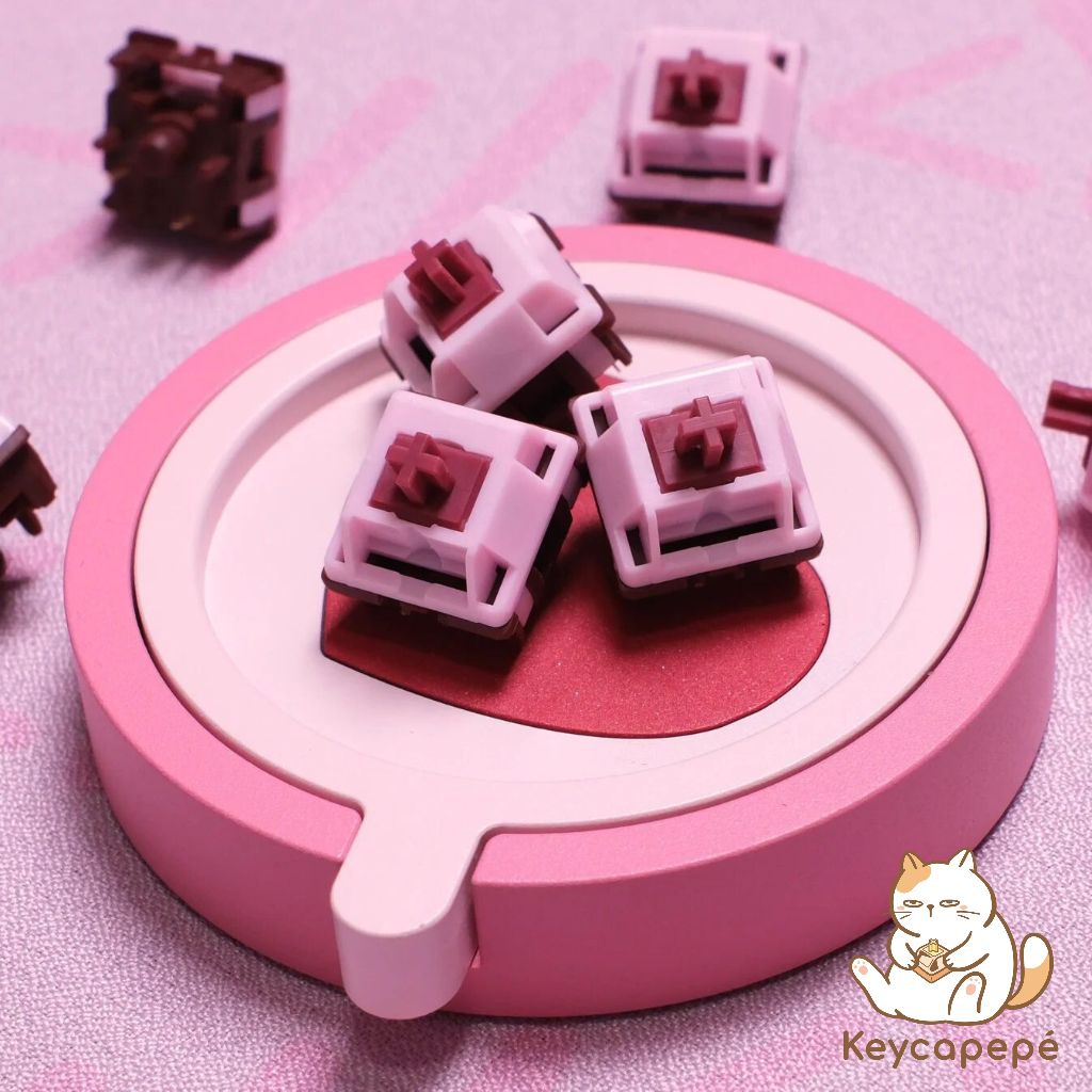 HMX Bad Sweetheart linear switch (10ชิ้น) pre lubed สวิตช์คีย์บอร์ด 1จังหวะ