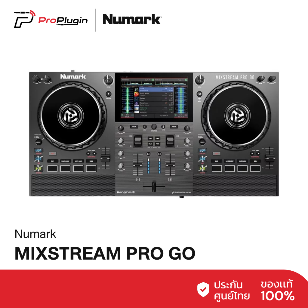 Numark Mixstream Pro Go | wireless standalone DJ controller