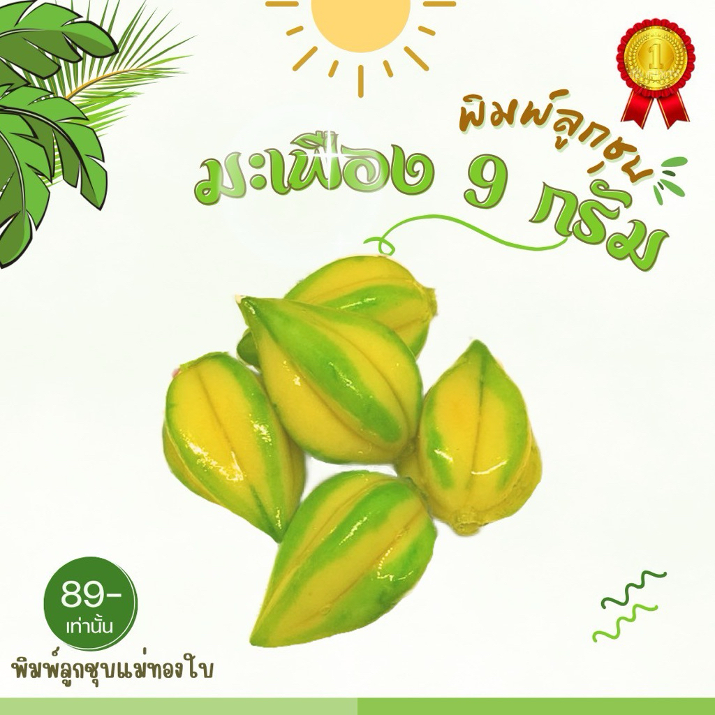 พิมพ์ลูกชุบมะเฟือง 9กรัม FoodGrade 100%