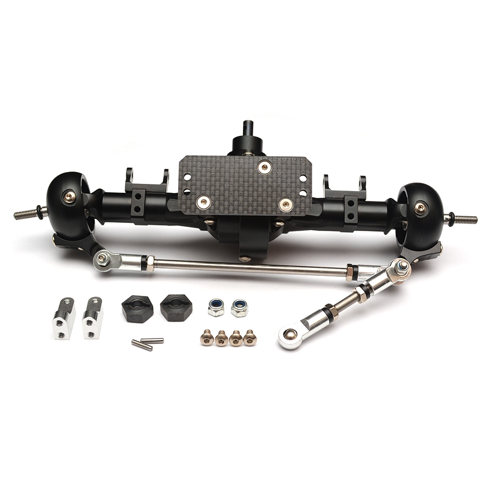 คาน หน้า TRC/32115BK : TEAMRAFFEE คานหน้าสำหรับรถลิ้งค์ SCX10