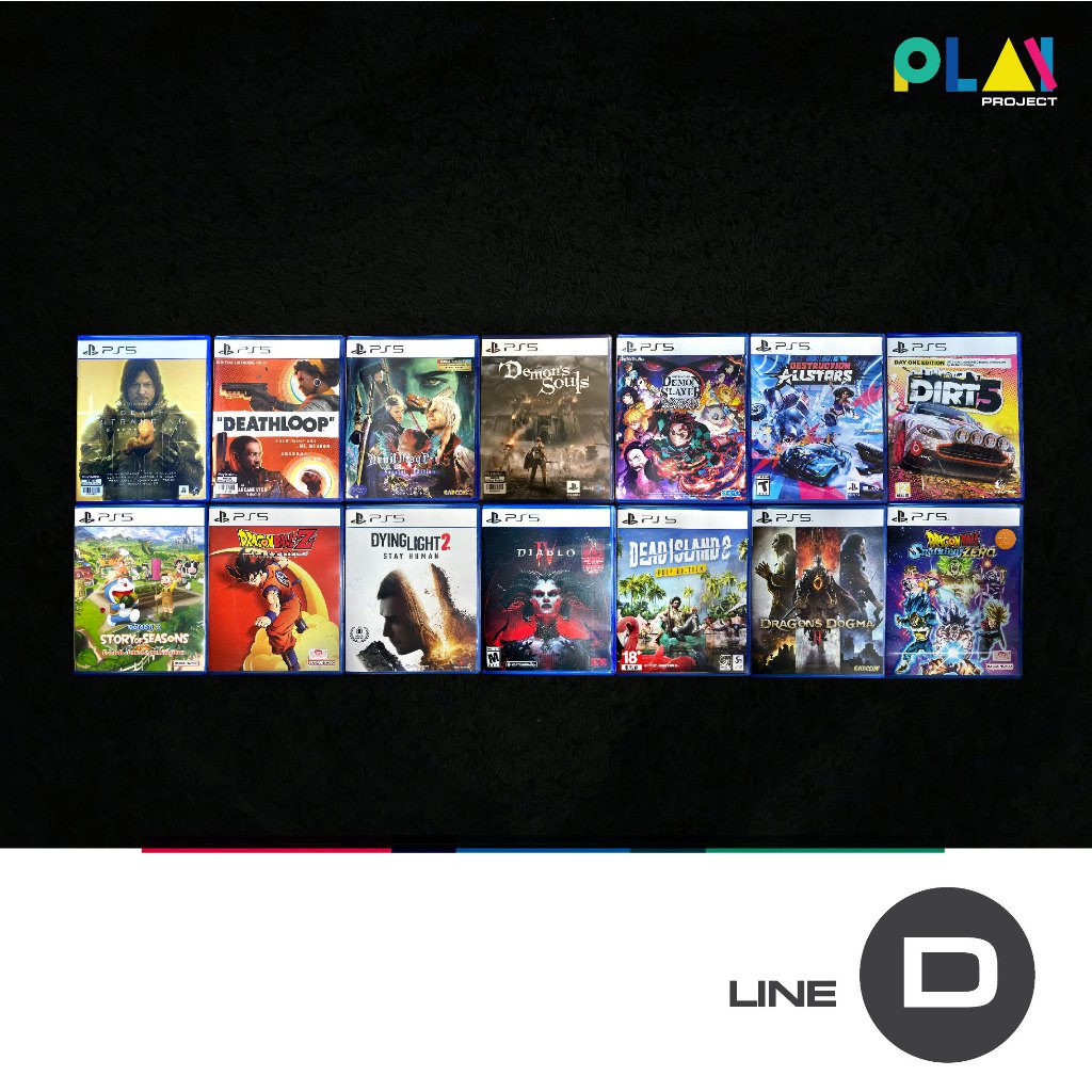 เกม PS5 Playstation5 [มือสอง] [มือ2] (รายชื่อตัวอักษร D ) [แผ่นเกม] [เกมPS5] [เกม Playstation]