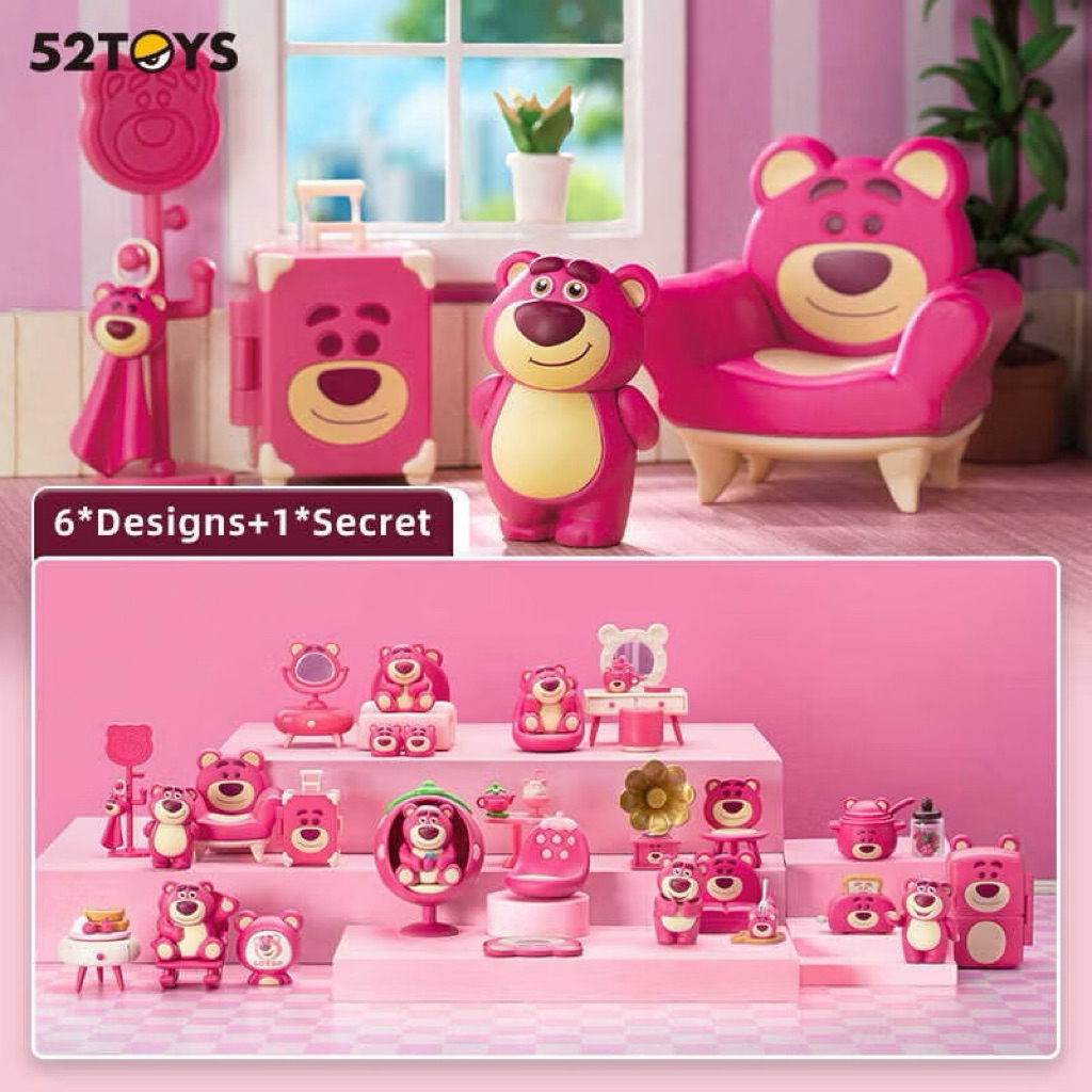 🇹🇭พร้อมส่ง📦52TOYS Lotso's Room Series เช็คตัว ครบ set 6 แบบ กล่องาร์ดครบ ไม่มีตำหนิ เพิ่งแกะ ของแท้1