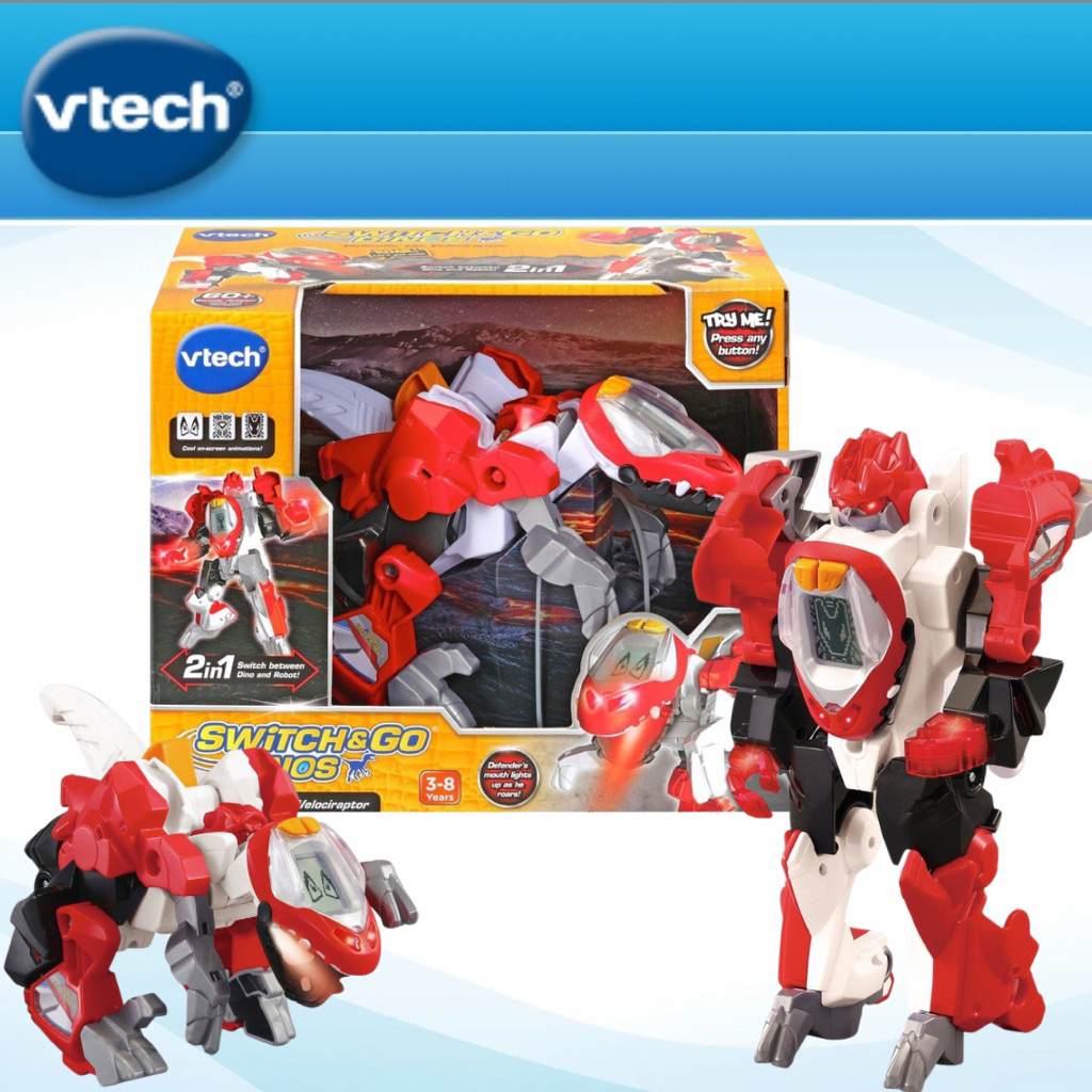 VTech Switch & Go Dinos – Defender the Velociraptor