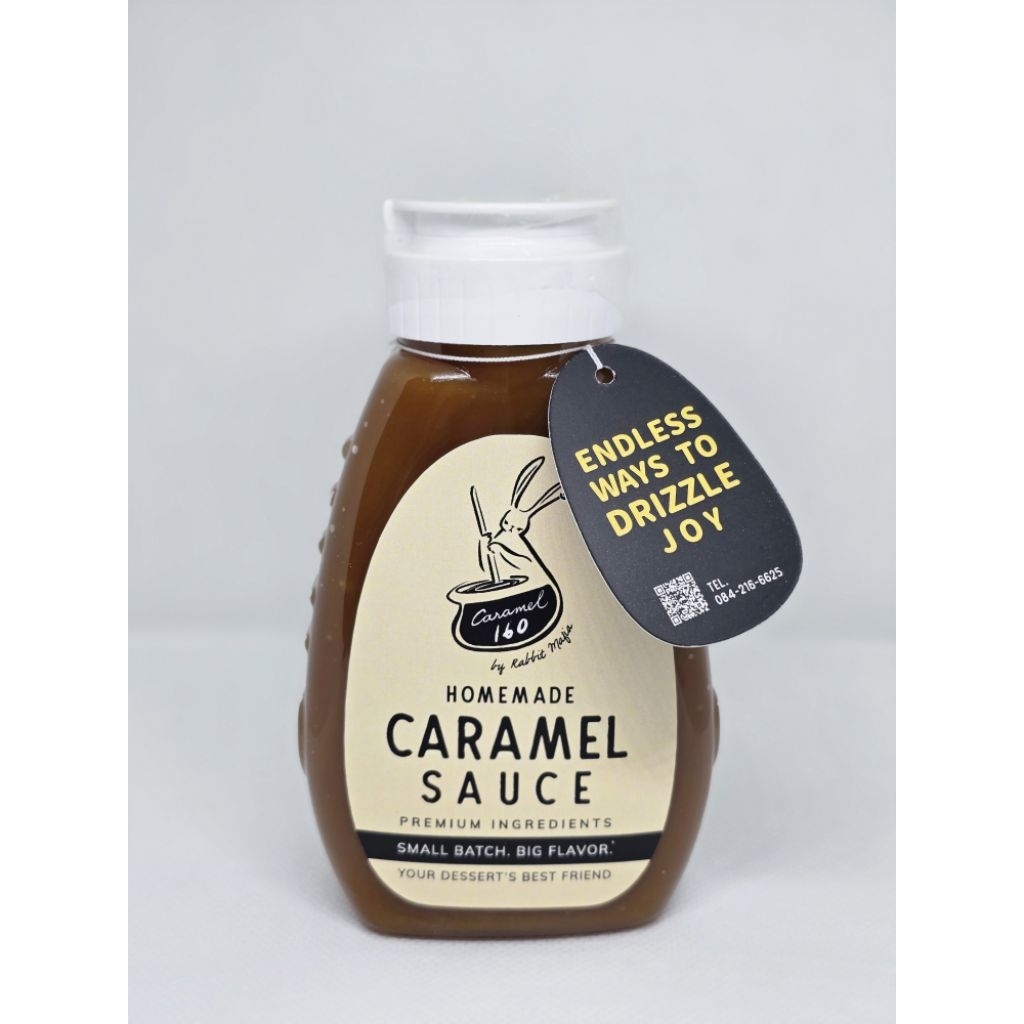 คาราเมลซอส โฮมเมด พรีเมี่ยม caramel sauce homemade premium แบรนด์ caramel160