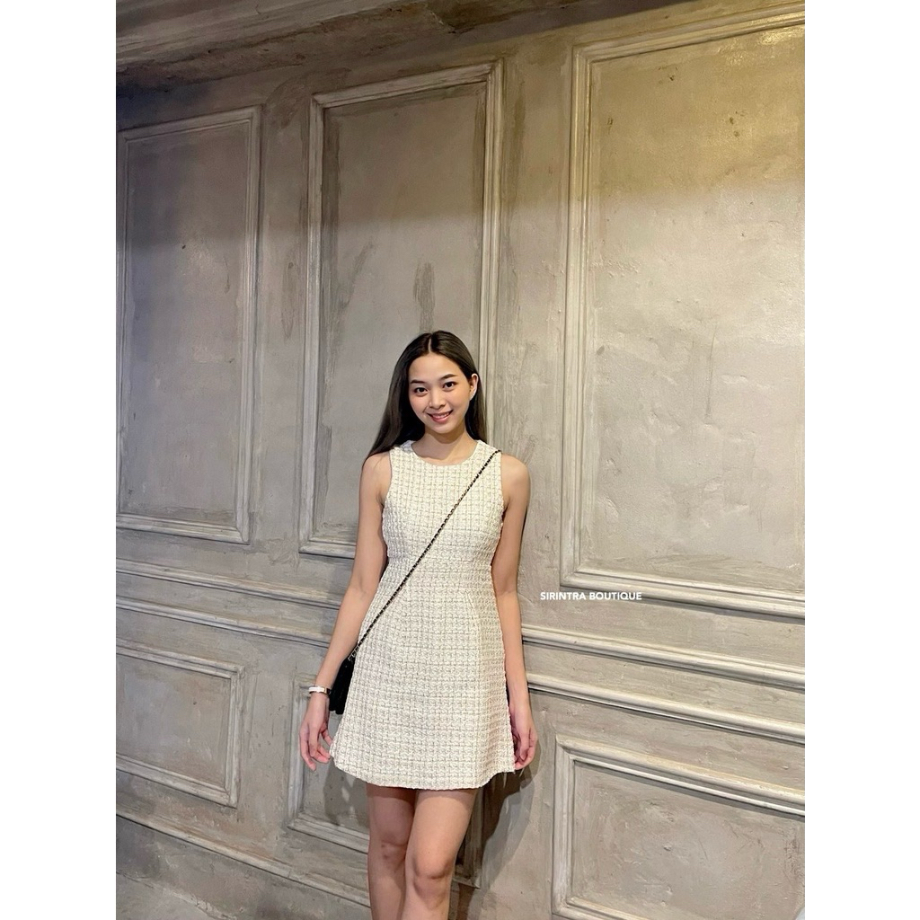 ส่งต่อ เดรส Sirintra boutique สีขาว size S ของใหม่ซักเก็บค่ะ