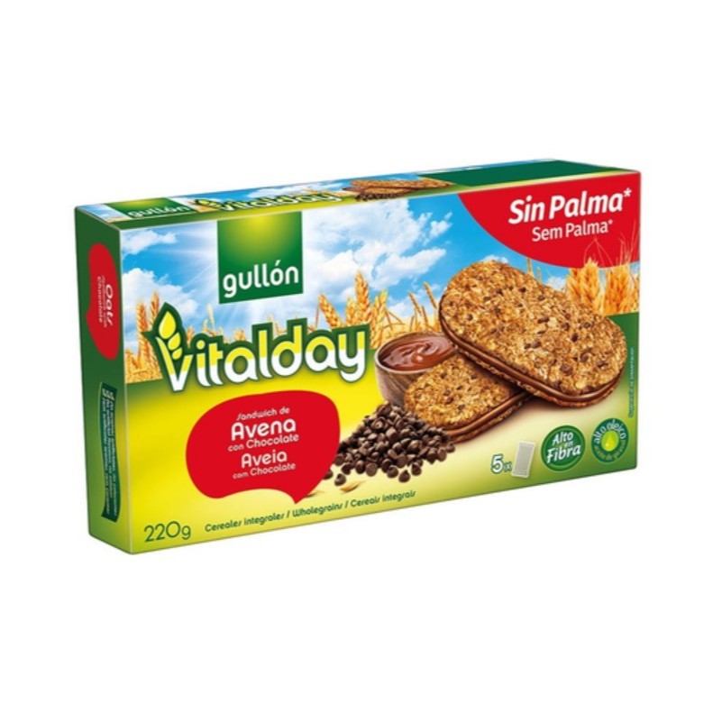 กูยองช็อกโกแลตชิพส์แซนวิช220กรัม GULLON