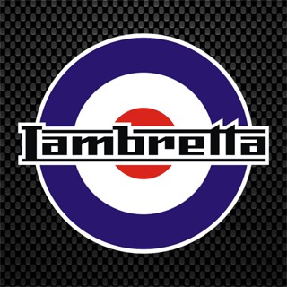 LAMBRETTA 2  สติกเกอร์  พีวีซีกันน้ำ ขนาด 8 x 9 cm ราคชิ้นละ…