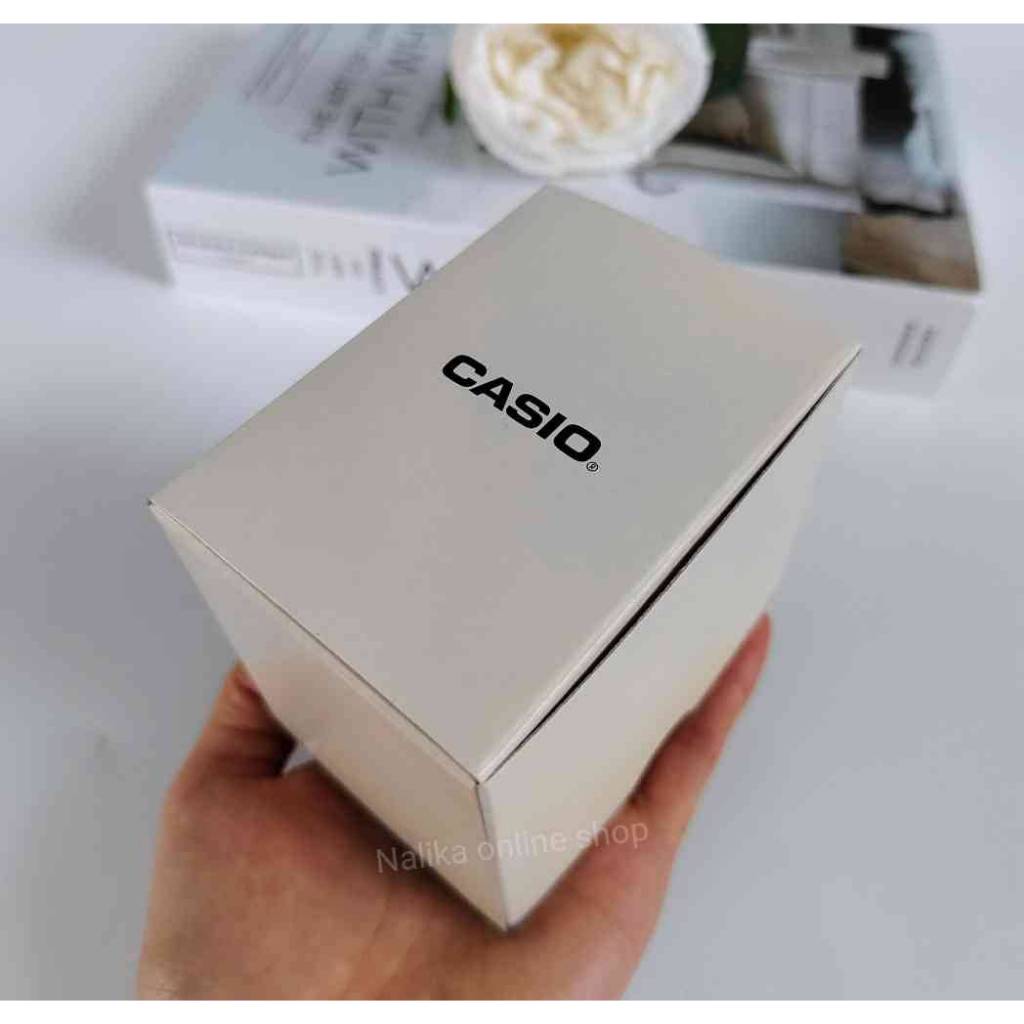 กล่องนาฬิกา Casio ECO watch box สีครีม กล่องของแท้จากช็อป