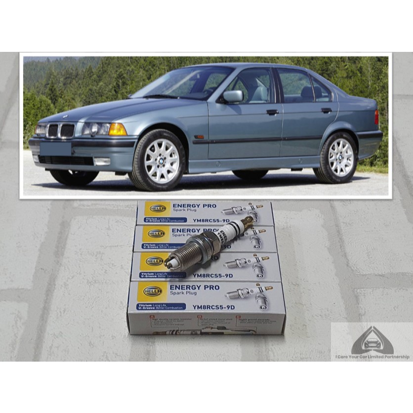 หัวเทียน  BMW E36 ( 1990 - 1998 )  ขุด 4 หัว / 6 หัว / 10 หัว ขั้วยิธเทรียม ระยะใช้งาน 40,000 กม : H