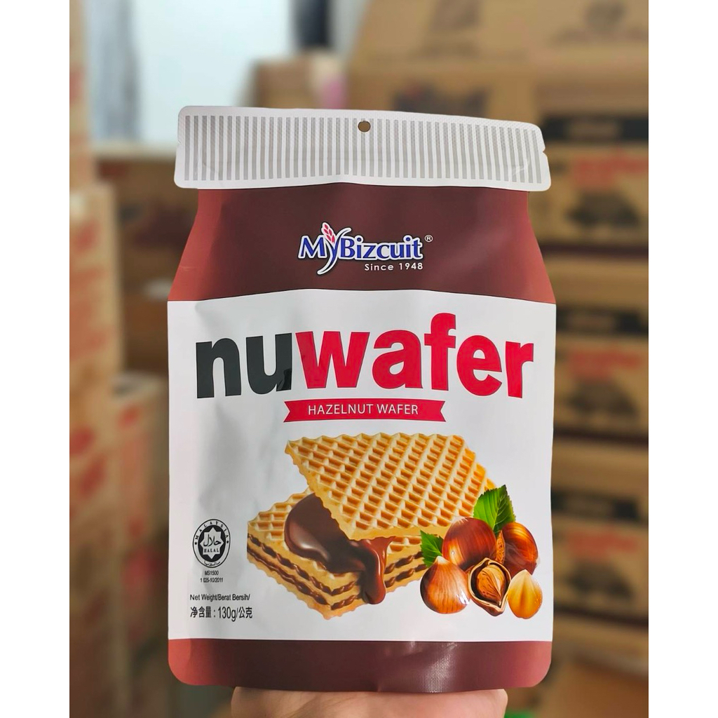 นูเวเฟอร์ nuwafer ช็อกโกแลตเวเฟอร์เฮเซลนัต