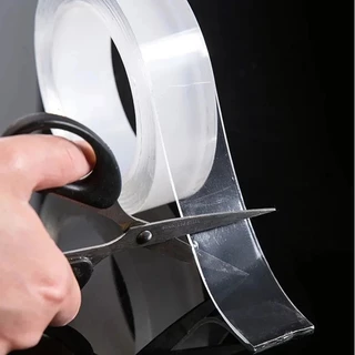 [พร้อมส่ง] เทปใส นาโนโปร่งใส เทปสองหน้า แบบใสป้องกันรอยขีดข่วน Tape 2 Sided Clear กันน้ำ เทปกาวอเนกประสงค์ ความยาว 5เมตร