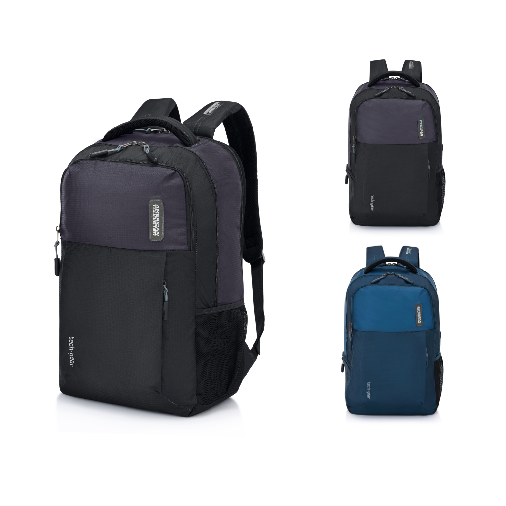 AMERICAN TOURISTER กระเป๋าเป้สะพายหลัง ใส่แล็ปท็อป ขนาด 17 นิ้ว รุ่น TECH GEAR LAPTOP BACKPACK