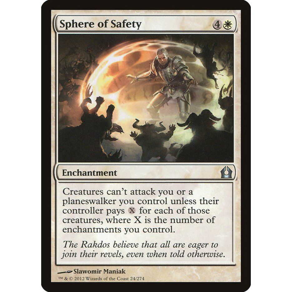 Sphere of Safety การ์ด Magic the Gathering [MTG] ของแท้