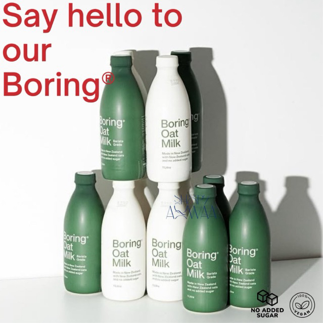 พร้อมส่ง Barista 🥛 Boring Oat Milk Barista  นมข้าวโอ๊ต ไม่มีน้ำตาล 1 ลิตร | นมวีแกน Plant-Based จากนิวซีแลนด์