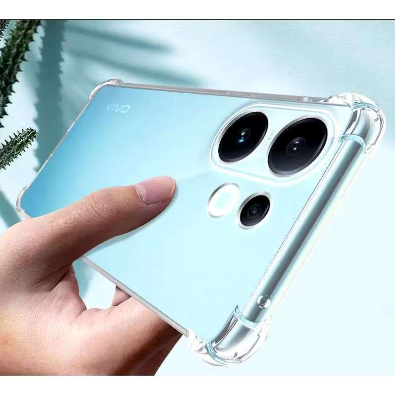 Vivo X200 FEตรงรุ่น(พร้อมส่งในไทย)เคสTPUใสกันกระแทกแบบคลุมกล้องVivo X200 FE 5G