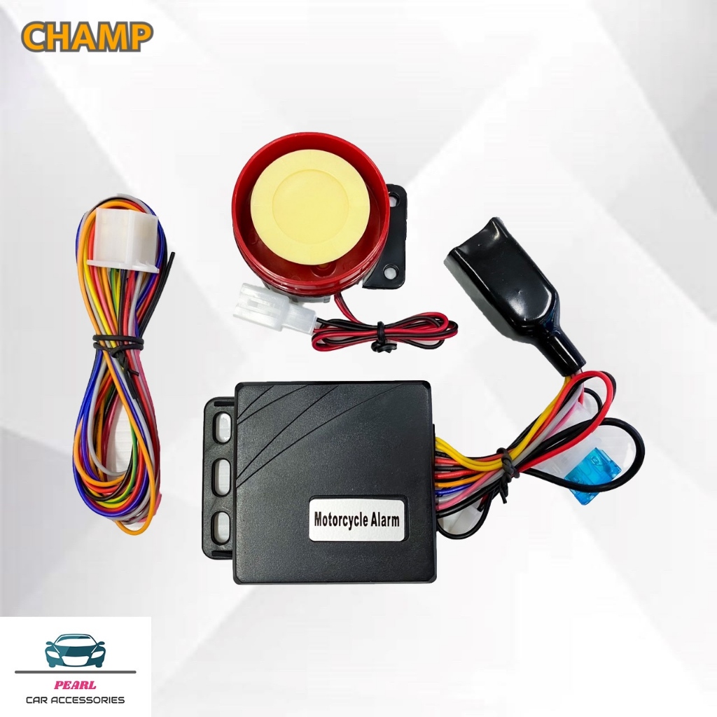 Champ Y61 รีโมทกันขโมย สำหรับรถมอเตอร์ไซค์ทุกยี่ห้อ สามารถสตาร์ทเครื่องผ่านรีโมทได้ อุปกรณ์ในการติดตั้งครบชุด Motorcycle - รูปที่ 2