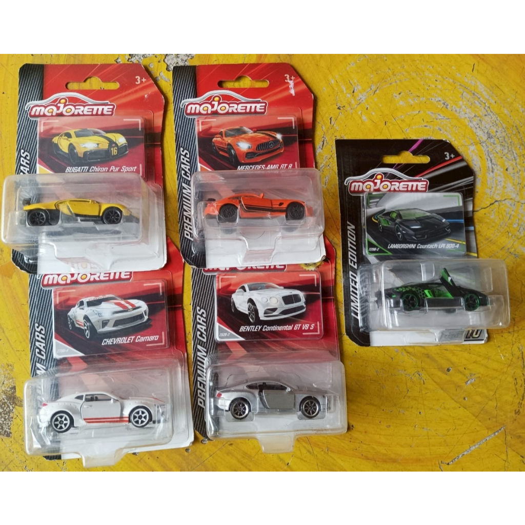 Majorette รวมรถ Super Cars Hype Car ไฮเปอร์คาร์ รถเหล็ก 1/64 (แพ็คไม่สวย) ของแท้ มือ 1 พร้อมส่ง รถ เรซิ่ง คาร์ รถแข่ง