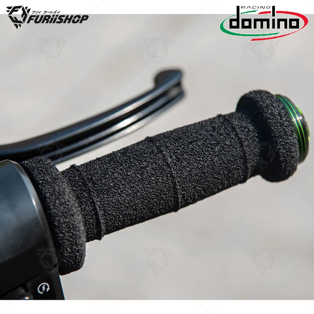 ปลอกมือ (ปลอกมือโฟม) Domino 1103 Open End Black Foam Comfort Grips