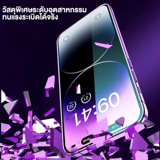 ฟิล์มกระจก เต็มจอ สำหรับ iPhone กันมองกันเสือก PVT รุ่น 16 16PRO 11 15 14 Pro Max 13 Pro Max 12 ProMax 7 8 Plus XR XS