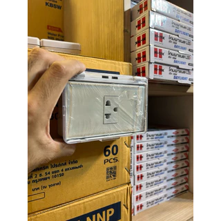 "ชุดกันน้ำ Chang (สวิตช์/ปลั๊กไฟช่องเดียว) - ทนทาน ปลอดภัย ได้ มอก. พร้อมส่ง!"