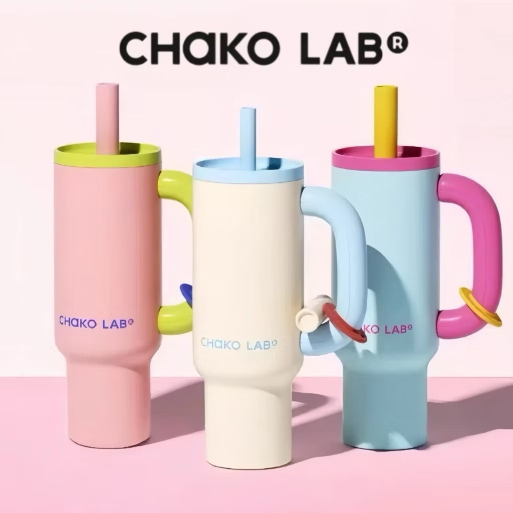 พร้อมส่งจากไทย Chako Lab แก้วเก็บความเย็น ของแท้ 1050ml สุดฮิต พิเศษ แถมกระเป๋าและแปรงล้างหลอดทุกคำสั่งซื้อ