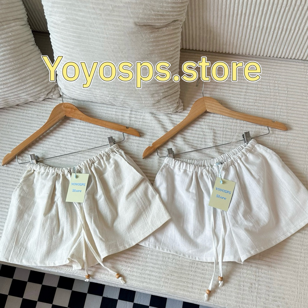 พร้อมส่ง⛵️SUMMER PANTS🌴กางเกงผ้าฝ้ายขาสั้น กางเกงใส่ไปทะเล