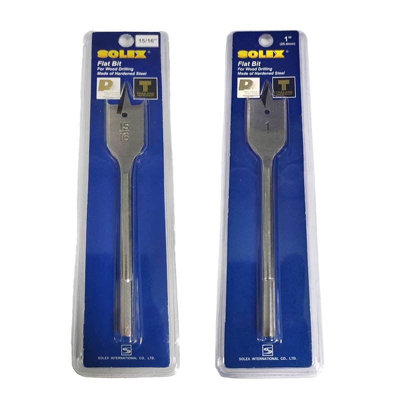 SOLEX ดอกสว่านใบพาย (Flat Bit)