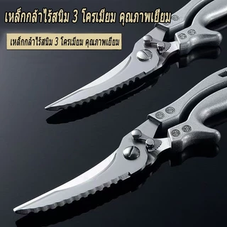 กรรไกรครัวอเนกประสงค์ กรรไกรตัดกระดูก ตัดปลา ตัดเนื้อ ตัดผัก กรรไกรสแตนเลสสำหรับอาหาร