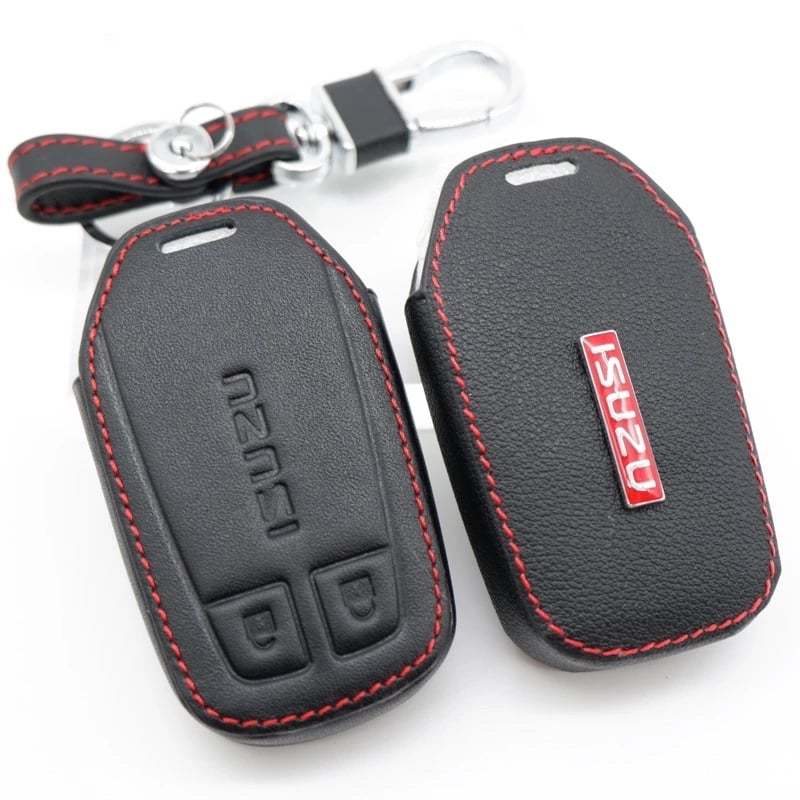 ซองหนัง แท้ กุญแจรีโมทรถยนต์ ISUZU D-MAX / MU-X (Smart Key) ***ส่งฟรี ***