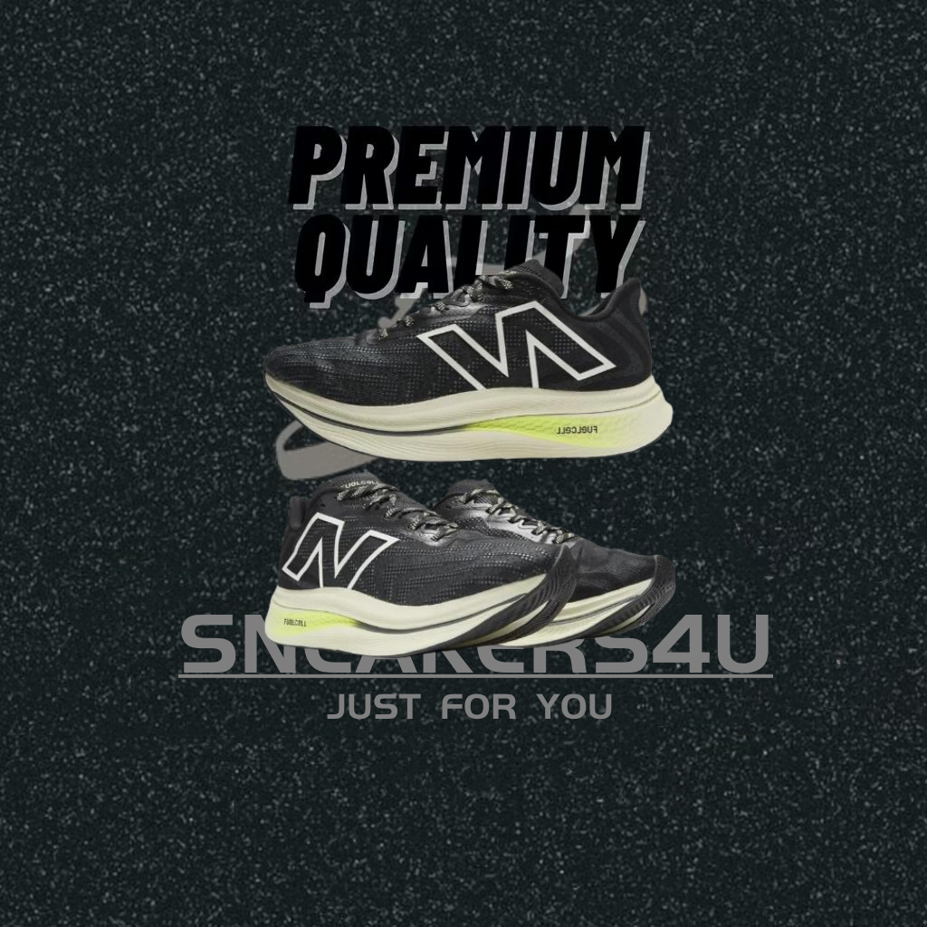 New Balance SC Trainer V2 black green รองเท้าผ้าใบ（ของแท้ 100 %）