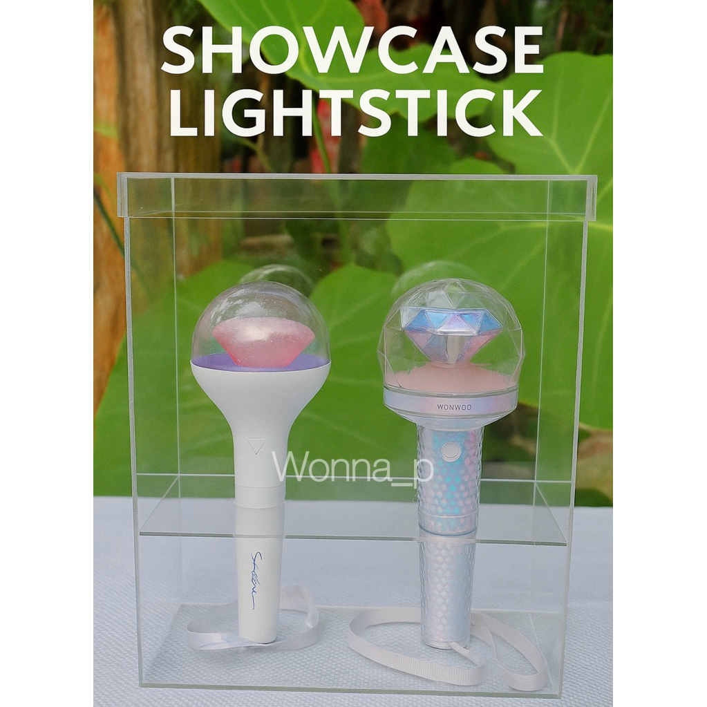 กล่องอะคริลิคใส่แท่งไฟ 1กล่องใส่ได้หลายแท่ง (กรุณาทักแชตก่อนสั่งค่ะ)