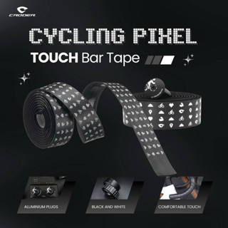 New2025 ผ้าพันแฮนด์จักรยาน CRODER รุ่น Cycling Pixel นุ่มกระ…