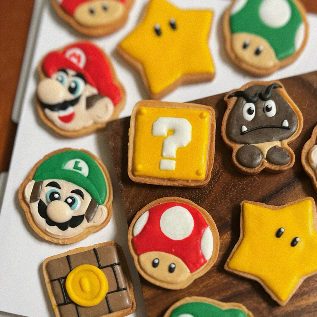 คุกกี้ icing 🍄 Mario 🍄🌱