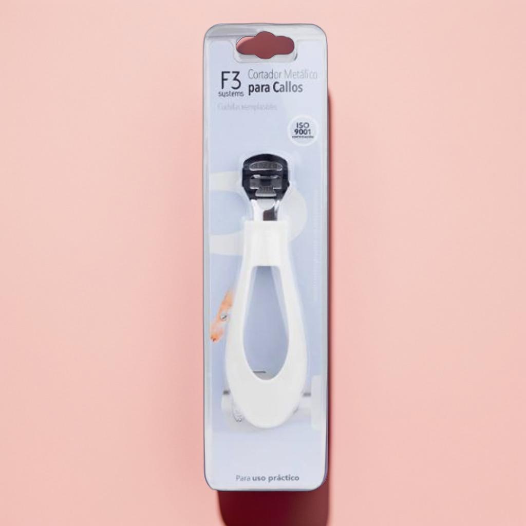 F3 Systems ที่ขูดตาปลาโลหะ Metal Callus Cutter ที่ขูดส้นเท้า ตะไบส้นเท้า ขจัดผิวด้าน ส้นเท้าแตก (50g)