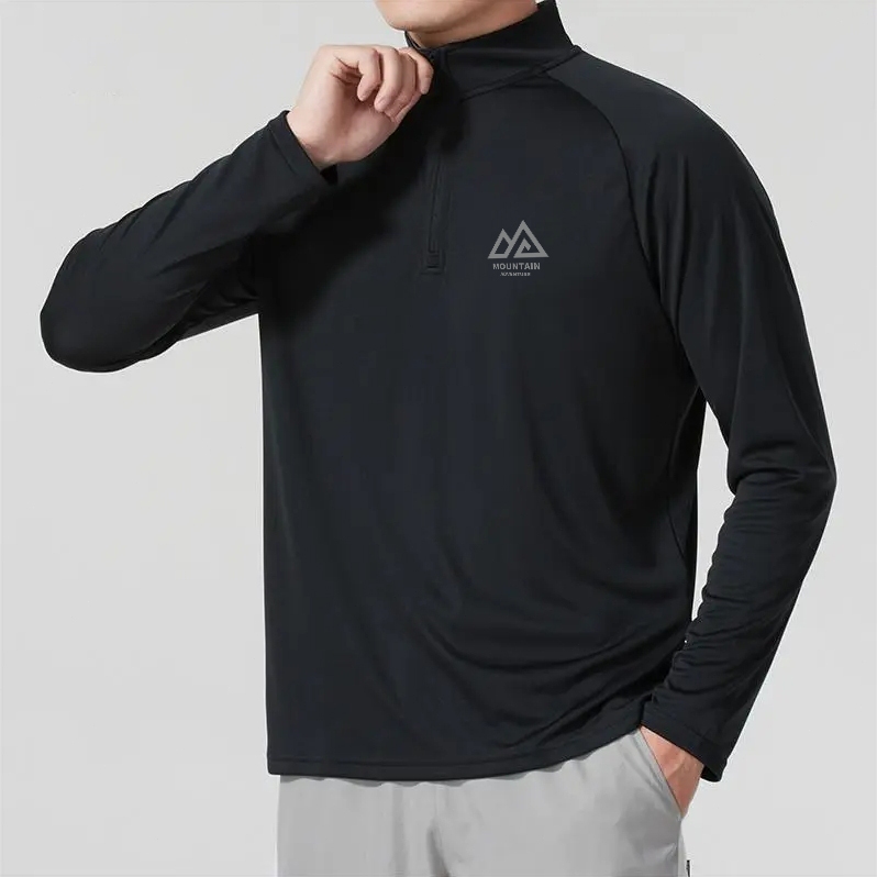 เสื้อ UPF50+ออกกำลังกาย นุ่มสบาย อบอุ่น ระบายอากาศดี เหมาะสำหรับออกกำลังกายตอนเช้าและเย็น เนื้อผ้าเบาบาง